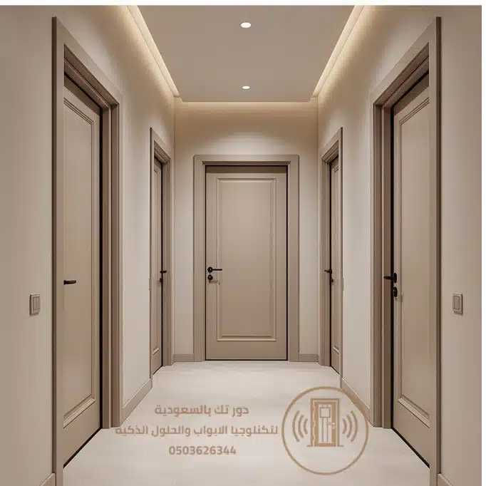 عازل صوت للباب الخشب
