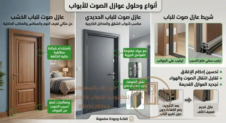 عزل الصوت للباب